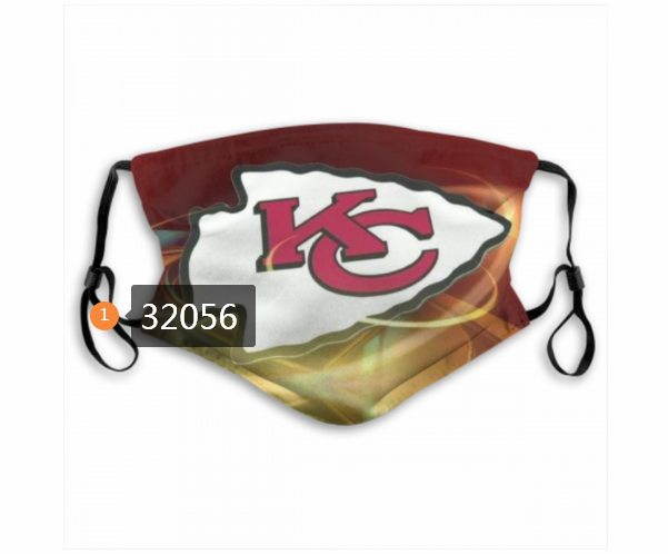 NFL 2020 Kansas City Chiefs 114 Dust mask with filter->nfl dust mask->Sports Accessory